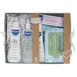 Canastilla Bebé Invierno MUSTELA bebé, Canastilla con 5 Productos, Gris