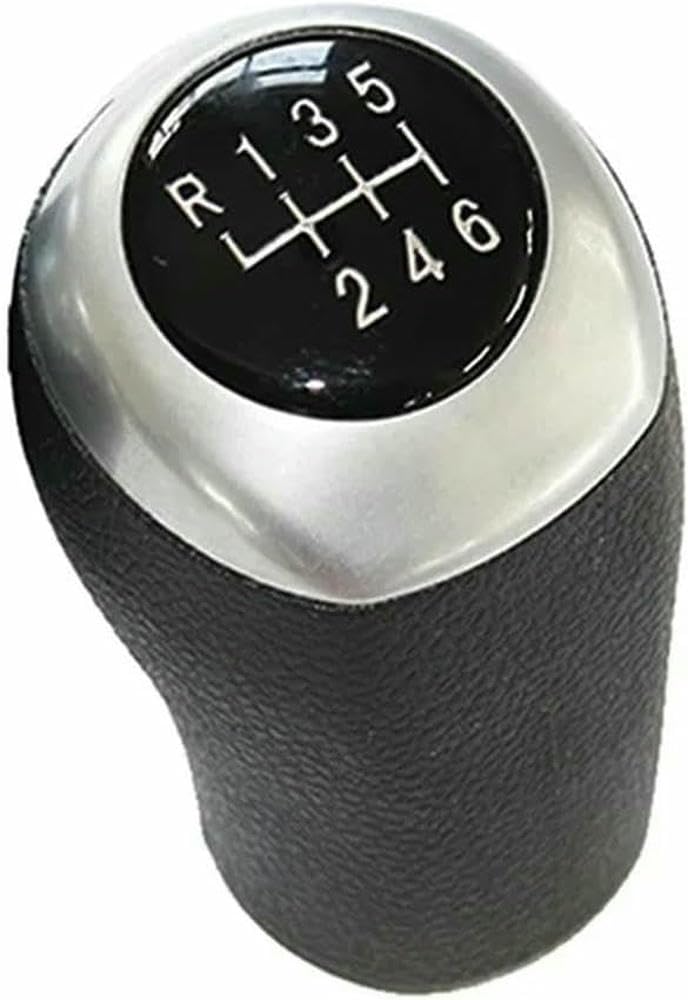 Gznbb 6 Speed Gear Knob Car Manual Gear Shift Knob Boot Cover Gaiter Lever Shifter Handle Stick, For Hyundai Verna 2010 2011-2017