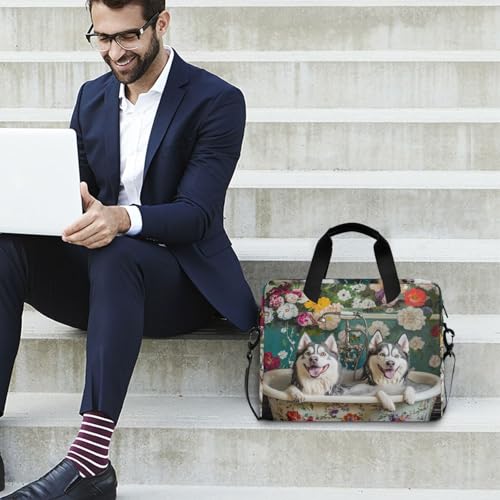 Bolso para portátil 15.6 pulgadas con diseño vintage miniatura 3