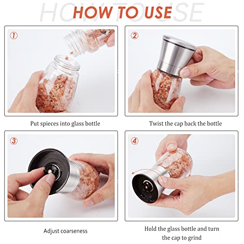 Ebaco Original Stainless Steel Salt Or Pepper Grinder - Top Spice Mill With Ceramic Blades thumb #4