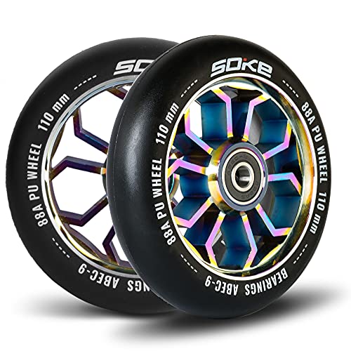Roue de trottinette SOKE haute résistance avec roulements fluides