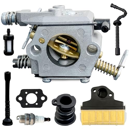 Ruixing OEM MS250 Carburetor for Stihl 021 023 025 MS210 MS230 MS250 Chainsaw Carb with 1123 160 1650 Air Filter Fuel Line Tune Up Kit Replace 1123 120 0605 Walbro WT286