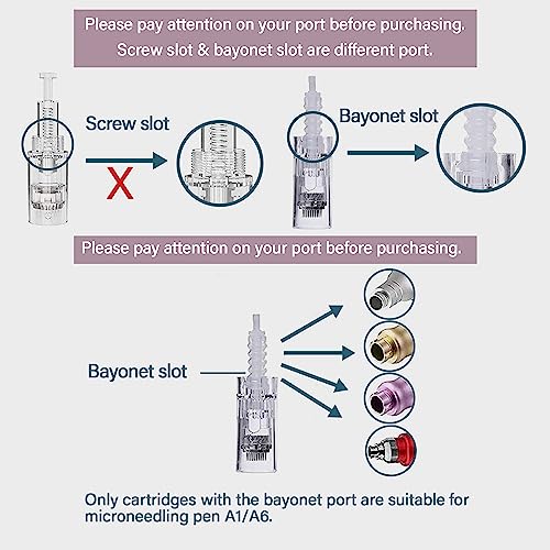 Snadi - 12-Pin Nadelkartusche für Dermapen M5 M7 N2 und E30 | 10er Pack | Nur kompatibel mit Dr. Pen | Chirurgische Stahlnadel | Zur Haar- und Hautwiederherstellung, Verbesserung von Narben