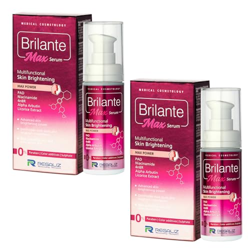 Image of Regaliz Brilante Max Serum | Multifunctional Skin Brightening & Radiance Booster | Targets Dark Spots, Uneven Skin Tone, and Dullness | Pack of 2