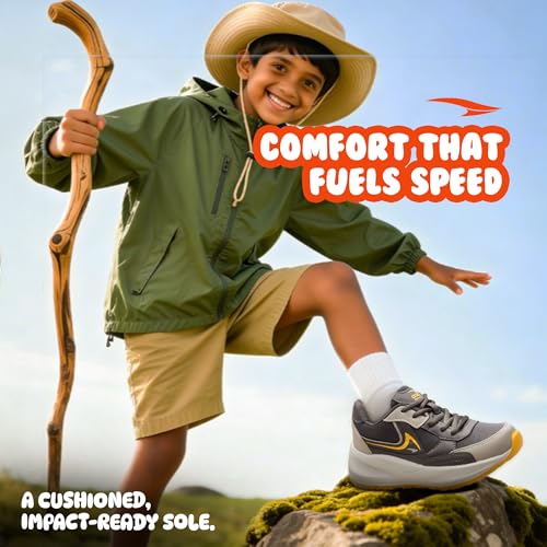 Image of ASIAN Adventure-52 Kids Shoes | Lightweight Sporty Kicks, Breathable Running Shoes, Secure Fit with Memory Foam Technology, Durable Grip Outsole | Stylish Sports Shoes for Boys & Girls