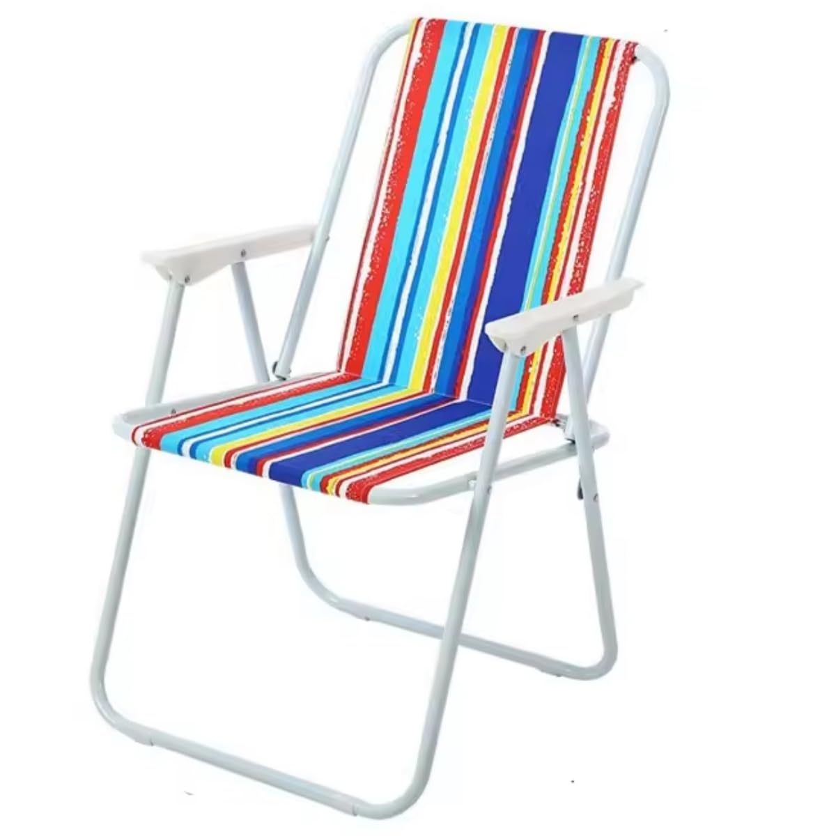 KUYING Backpack Beach Chair, Folding Beach Chair for Adults, Patio Lightweight Folding Chair,Folds for Easy Storage, Camping Chairs for Outdoor, Beach, Camping, Lawn, Music Festival, Travel (Rainbow)