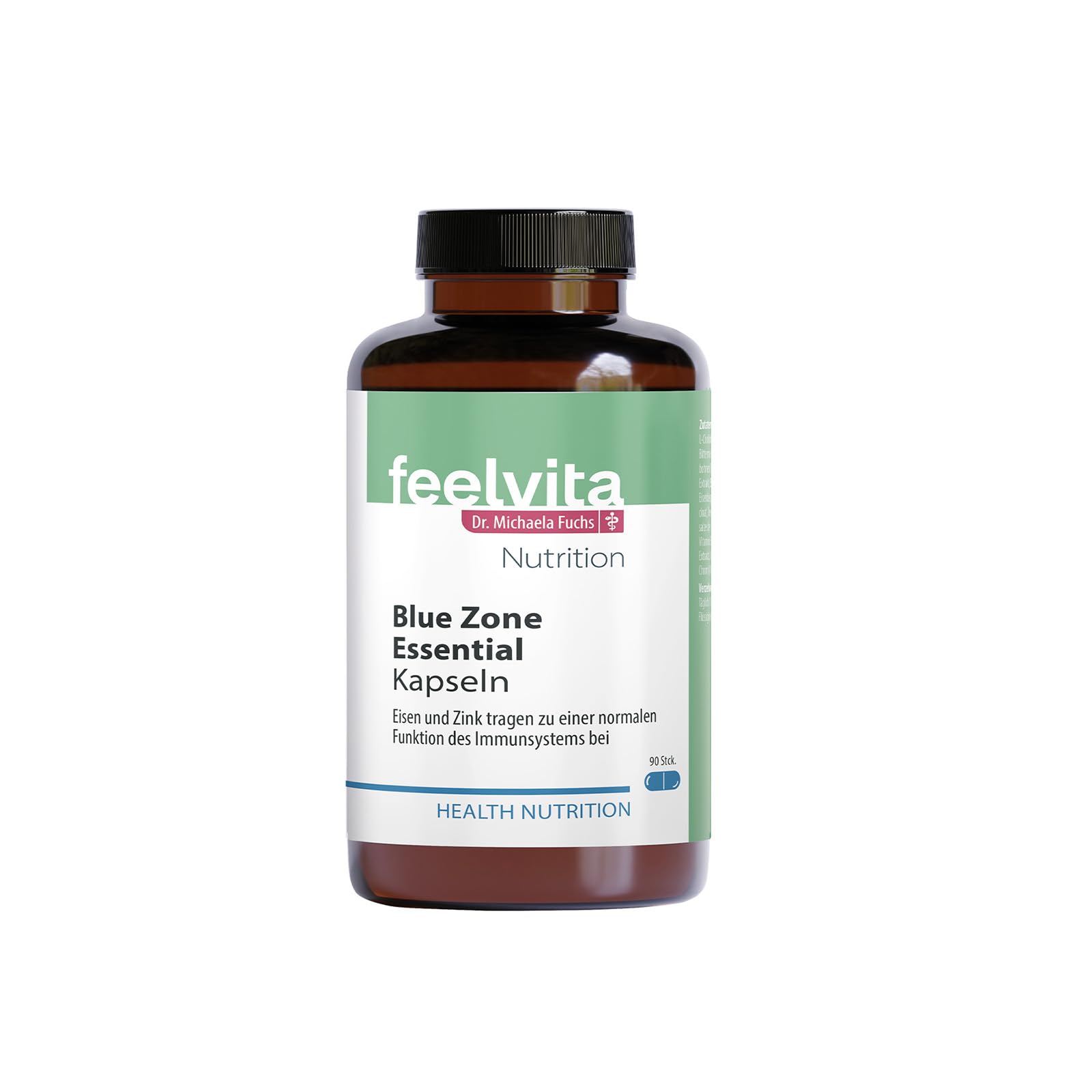 Genius | Feelvita Nutrition Blue Zone Essential Kapseln | 3-Monatsvorrat, 90 St.
