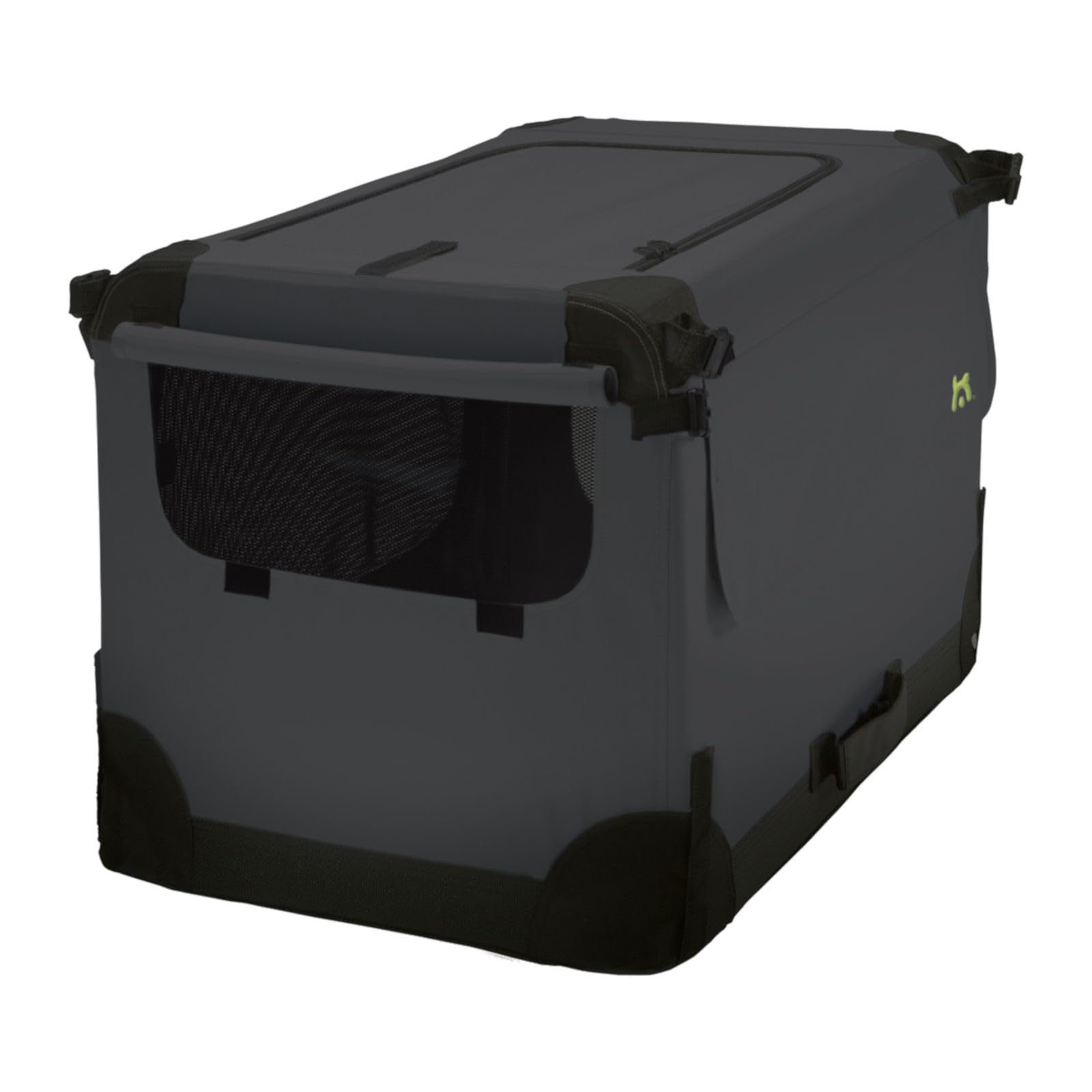 Maelson Soft Kennel anthrazit 72 cm + Lounge Mat - Transportbox mit Matratze für Hunde