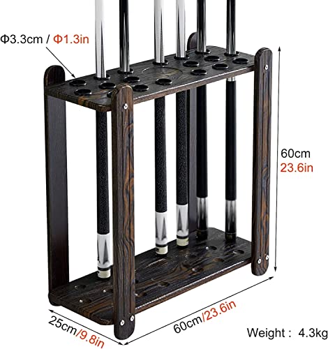 Soporte de suelo para palos de golf de madera con 18 hoyos 4
