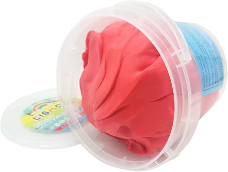 Air Dry Modeling Clay 10.5oz Ultralight Soft Magic Clay DIY Moulding Fabric Primary Colors Adult Kids Art Craft Kit Red