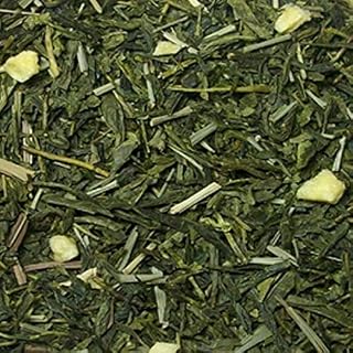 SABOREATE Y CAFE THE FLAVOUR SHOP Té Verde Sencha Lima en Hoja Hebra a Granel Infusión Natural Adelgazante 500 gr