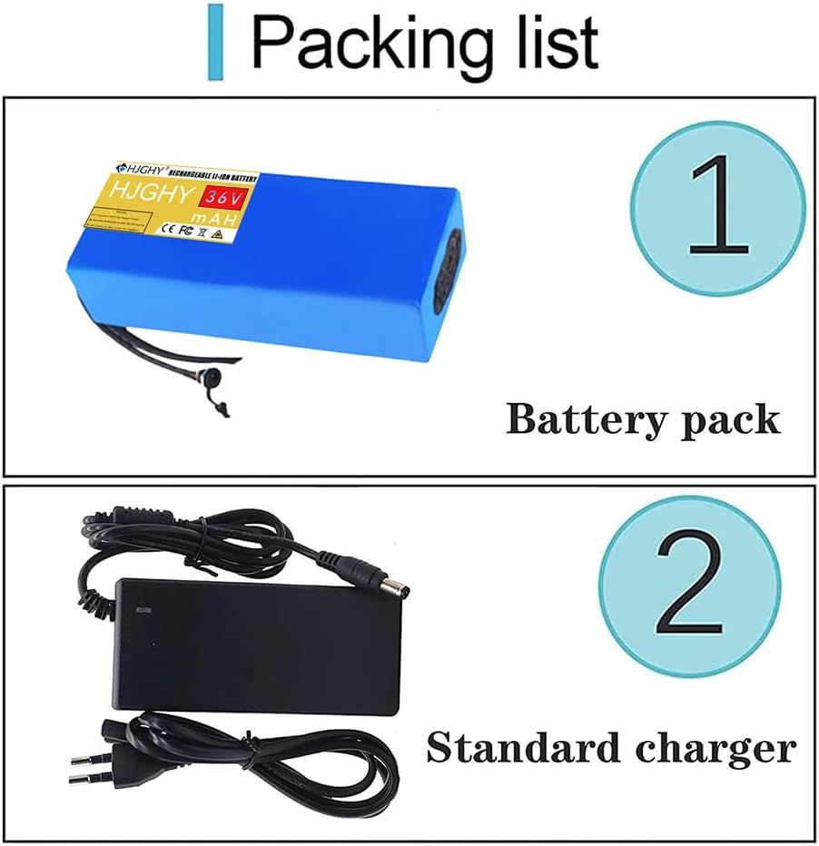 HJGHY 36V 15Ah 20Ah 25Ah 30Ah Eバイクリチウムバッテリー電動自転車