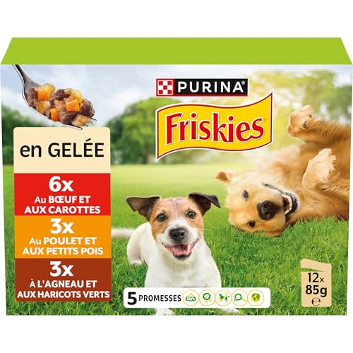 Friskies 12X85G Adulto Manzo Pollo Agnello In Gelato