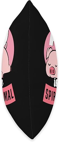 Miniatura 2 de Mini Pig Is My Spirit Animal Miniature Pig Gift Mini Spirit Animal  Almohada de propietario de cerdos en miniatura, 16 x 16 pulgadas, multicolor