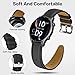Kompatibel mit Amazfit GTR 3 Armband, 22mm Leder Armband für Amazfit GTR 3 Pro, GTR 4, GTR 2, GTR 2e, GTR 47mm, Amazfit Stratos/Stratos 2/Stratos 3, Amazfit Pace, Amazfit Balance, Amazfit Bip 5, Bip 6