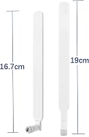 aigolink 4G LTE SMA antenna 10dBi, omnidirekt WLAN jelerősítő router hotspot kamerához, 2 darab 8