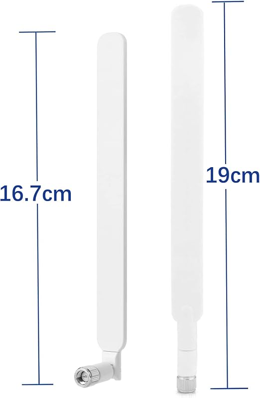 aigolink 4G LTE SMA antenna 10dBi, omnidirekt WLAN jelerősítő router hotspot kamerához, 2 darab