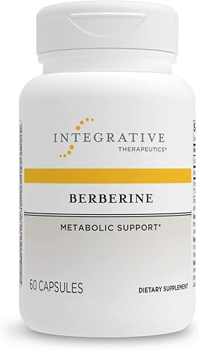 Integrative Therapeutics Berberina - Suplemento de apoyo metabólico con berberina HCl - para hombres y mujeres - Sin gluten y vegano - 60 cápsulas