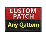 5PCS Custom Design Embroidery Patches Any Size Any Logo Personality DIY Badge Patch Biker Motorcycle Patch for Multiple Clothing Bags Vest Jackets Work Shirts