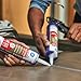 GE Advanced Silicone Caulk for Kitchen & Bathroom, Clear, 10 fl oz Cartridge, 1 Pack - 100% Waterproof Silicone Sealant, 5X Stronger Adhesion, Shrink & Crack Proof