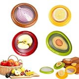 SZHUGEKI 4 Pezzi Contenitore in Silicone, Riutilizzabili
