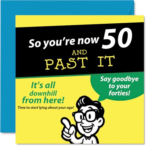 Stuff4 ���ӋC��50�΂̒a�����J�[�h - �׈��ȃ��[���A�̃Z���X��50�΂ɂȂ� - ��_�ȉ��F�̖���ƗV�ѐS�̂���}�C���X�g�[���W���u - 5.7�C���`�̐����`�A�����t��