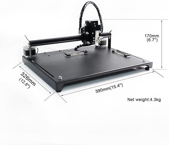 CNC Router Pen Drawing Writing Robot Handwriting Machine Corexy XY-plotter for CNC Shield Drawing Toys Faster Speed,Working Area A4