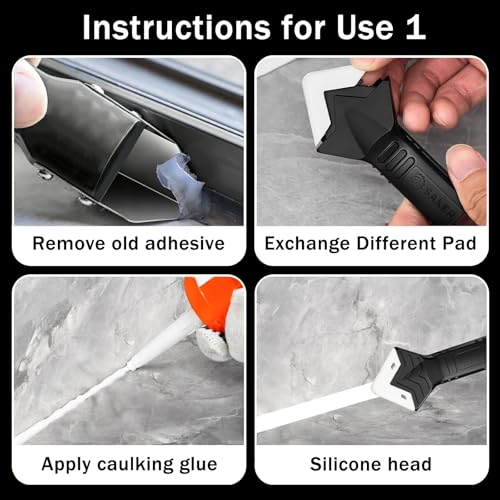 GDYiFeng 3-in-1 Caulk Remover Set