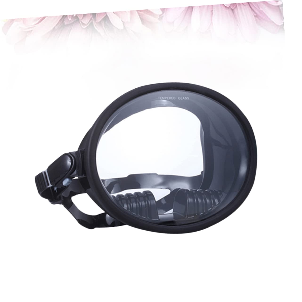 Silikon Antibeschlag und Weitwinkel, mit Taucherbrille Sicherheitsglas | Schwimmen und Tauchen, Komfortabler Sitz, Auslaufsichere Passform, 1 Stück, für Klare Sicht