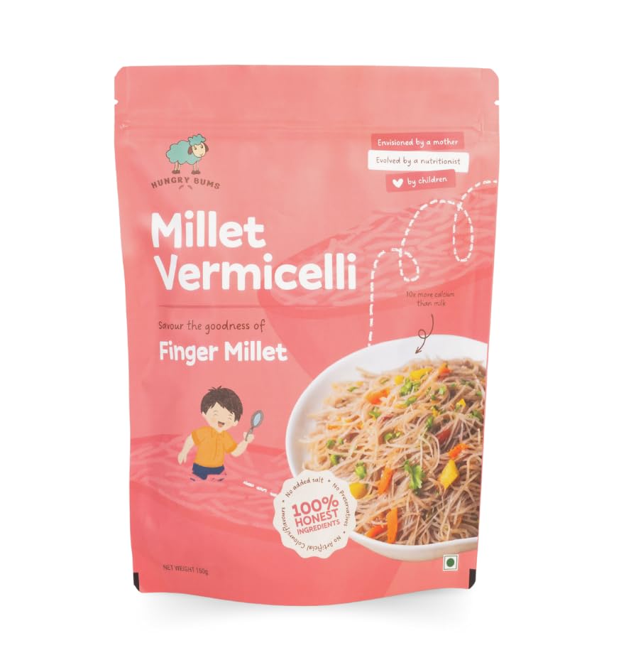 See full amazon price history chart for Hungry Bums Finger Millet Vermicelli - Pack of 3 (150gm each) | Non-Fried Vegan Semiya | High in Calcium and Fiber | No Maida Ragi Semiya | No MSG, No Preservatives | 95% Gluten Free Hungry Bums Finger Millet Vermicelli - Pack of 3 (150gm each) | Non-Fried Vegan Semiya | High in Calcium and Fiber | No Maida Ragi Semiya | No MSG, No Preservatives | 95% Gluten Free (B0D7J47VG7) Amazon Price History, Amazon Price Tracker