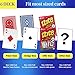FONBEAR Automatic Card Shufflers 6 Deck (Playing Cards Included) - Battery-Operated Electric Shuffler Heavy Duty - Great for Casino, Home & Tournament Use for UNO, Blackjack, Texas Hold'em, Phase 10