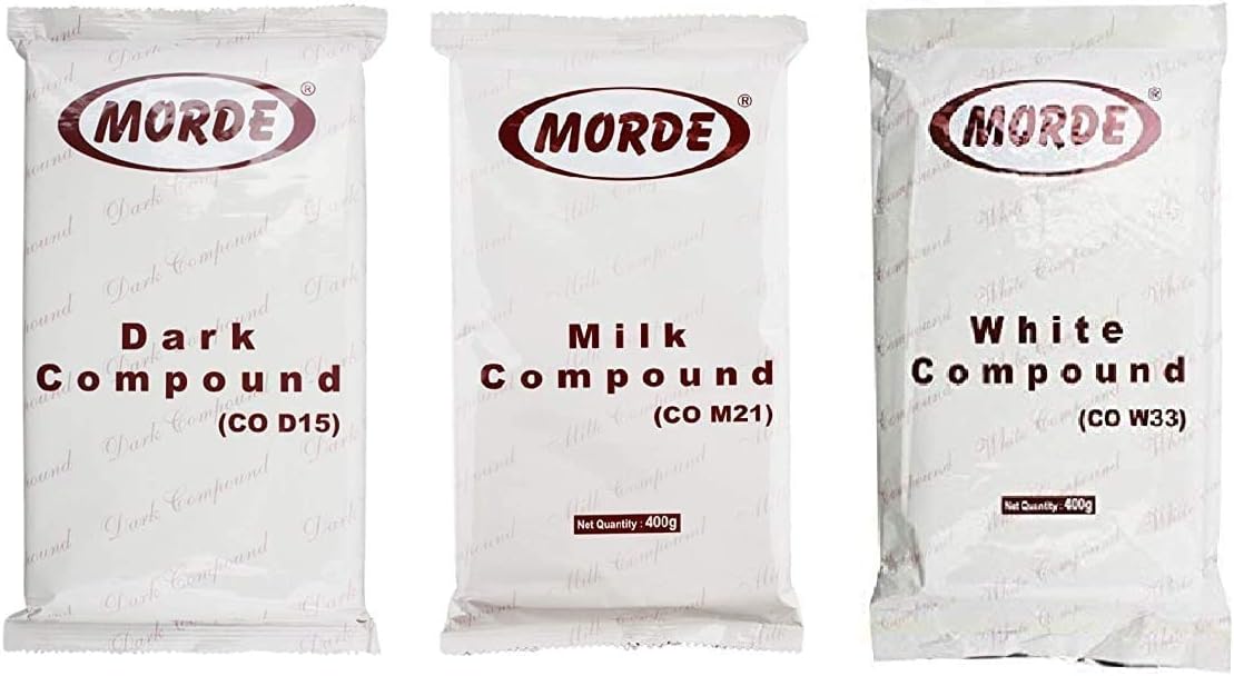 Almond Associates Morde Chocolate Compound Combo Milk, Dark White 3 IN 1