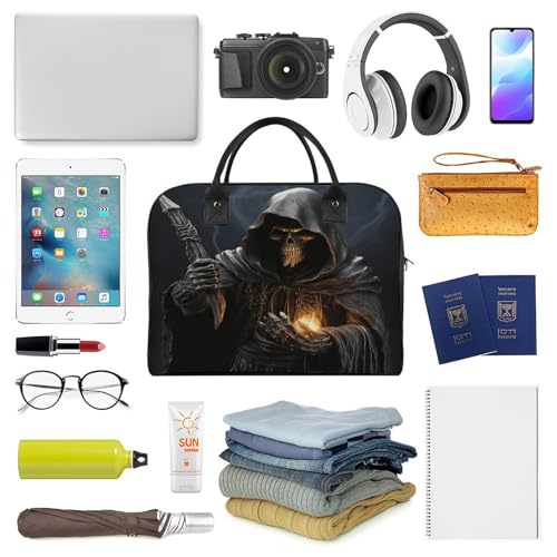 Bolso para portátil Grim-Reaper con correa y asa ajustables miniatura 5