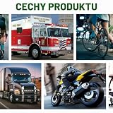 Aiyomi 2 sztuki 100 x 24 x 8mm Reflektor do widelca Żółty Prostokątny Reflektor Samoprzylepny Boczny Reflektor odblaskowy Pomarańczowy Kocie oczko dla Motocykla Roweru Wielofunkcyjnego Skutera E4