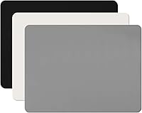 Gartful 3-Pack Silicone Craft Mats for Resin Jewelry Casting, Nonstick Nonskid Table Protectors, Heat-Resistant 15.7x11.8in (Black, Gray, Beige)