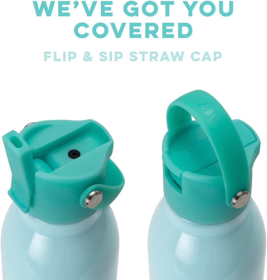 Swig Life 20oz Insulated Water Bottle, Travel Water Bottle with Straw and Lid, Cup Holder Friendly, Stainless Steel (Wild Child) - Image 4