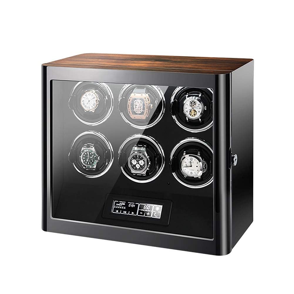 Caja para reloj automática con pintura de piano y motor silencioso para alta gama 5