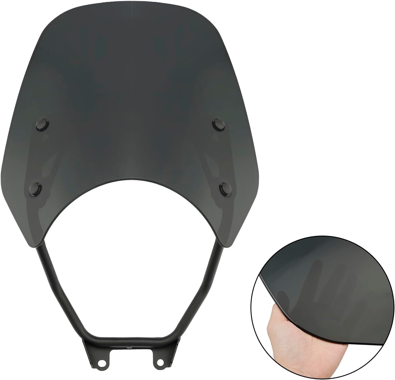 ABS Motorcycle Windshield WindScreen for HONDA GB350 2023-2024, for HONDA GB350S 2023-2024