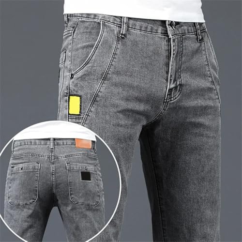 Men's Slim Fashion Jeans Skinny Casual Denim Trousers Stretch Personality Pants4