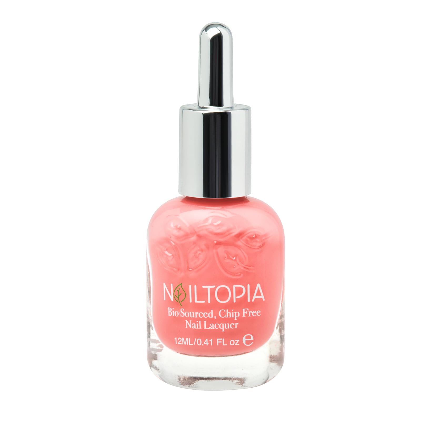 Nailtopia Esmalte de uñas sin astillas de origen orgánico, esmalte de uñas infundido de biotina fortificante y superalimento, fórmula antiastillas, secado rápido, larga duración, Lilita de Nolita