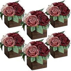 Burgundy & Dusty Pink