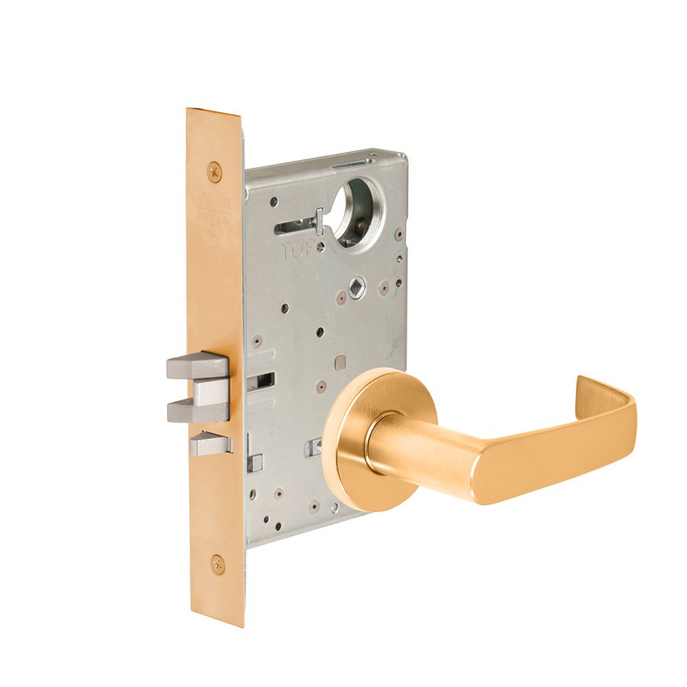 CORBINRUSSWIN ML2057-NSA-612-LC 612 Satin, Lever NSA Newport, Storeroom, Steel; Stainless Steel; Bronze