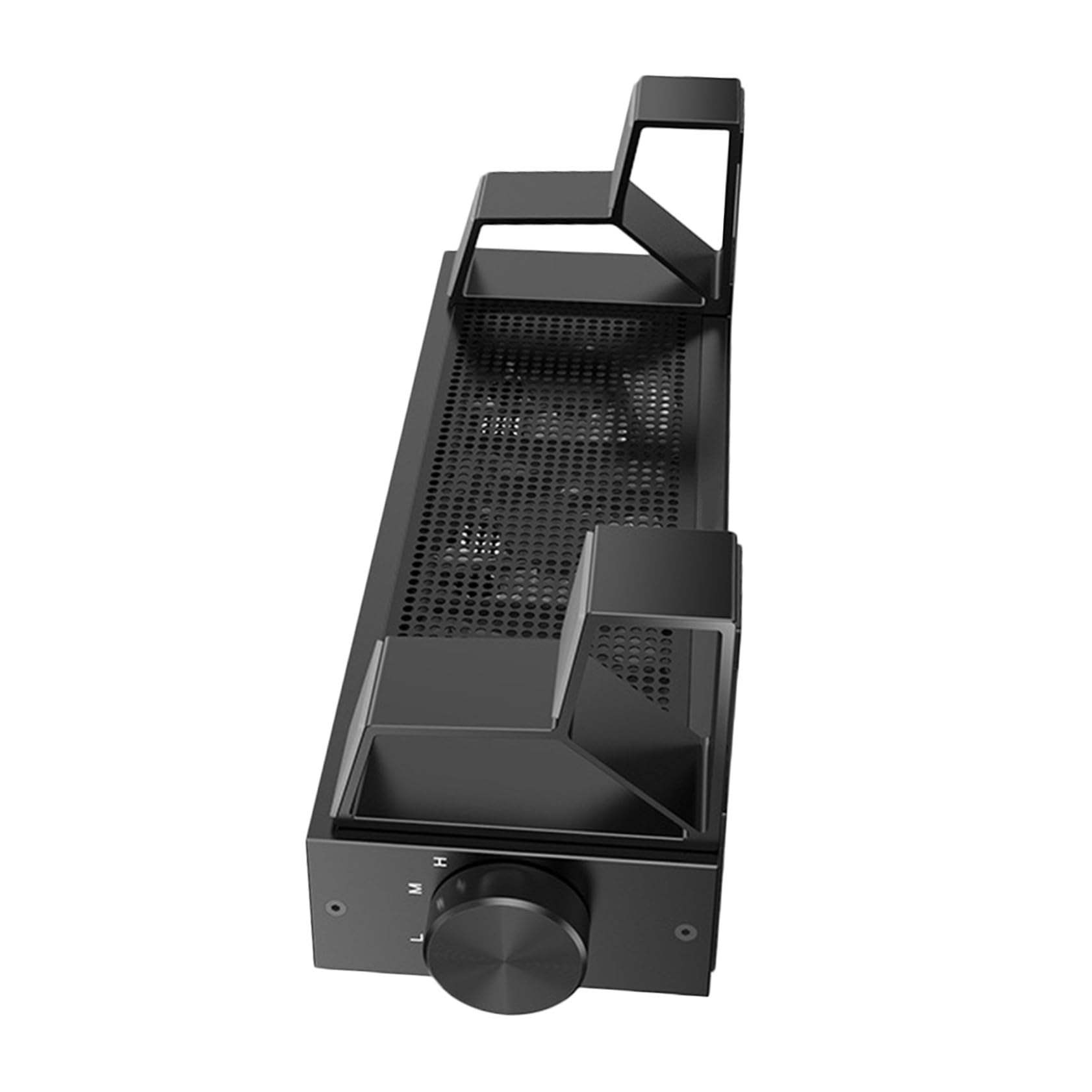 SHINEOFI Support Réglable pour Ordinateur Portable en Alliage D'aluminium Ventilateur de Refroidissement Silencieux, Hauteur Ajustable pour Gaming et Visionnage de Vidéos