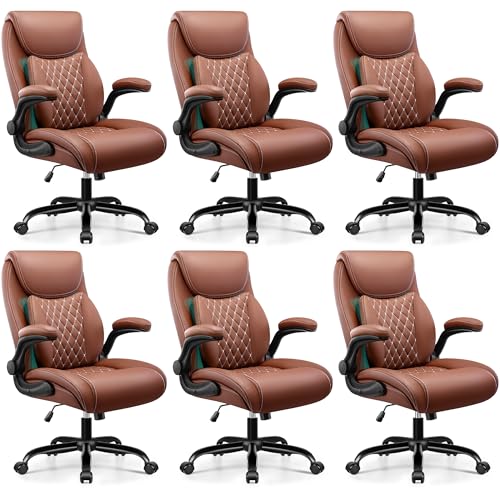 Image of BESTFAIR Office Desk Chair with Lumbar Support for Lower Back Pain