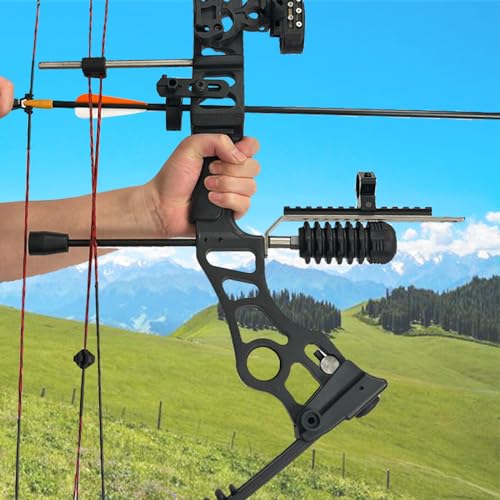 - QI HUO JU - Archery Bow Flashlight Mount Universal Bowfishing Light Mount Stabilizer Holder for Compound Bow Outdoor Hunting Shooting Accessories by - QI HUO JU - - Image 7