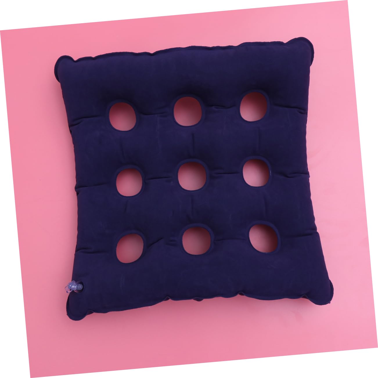 KOMBIUDA Cojín Inflable para Silla de Ruedas Azul de Flocado