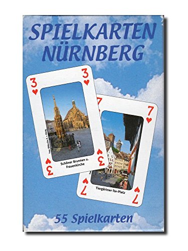 Preisvergleich Produktbild Spielkarten "Nürnberg" mit Sehenswürdigkeiten