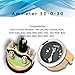 Massey Ferguson Tractor Replacement Gauge Kit + Tachometer Anti Clockwise | Oil Pressure | Fuel | Water Temperature | and Ammeter Fits in 35, 133, 135, 140