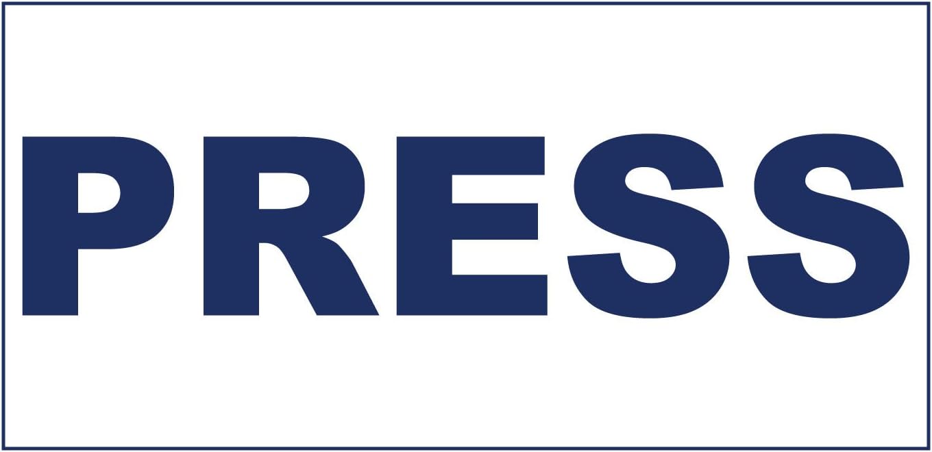 Press Blue Car Door Magnets Magnetic Signs-Qty 2