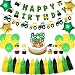 LOCCA Farm Tractor Theme Party Decorations Set, John Deere Party Supplies for Kids/Boys/Girls Birthday/Baby Shower, Includes Tractor Birthday Banner, Tractor Garland, Cake Topper, Balloons, Tassels